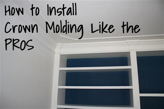 how to crown molding