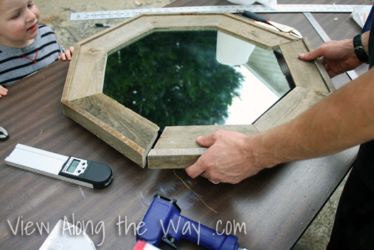 assembling octagon mirror