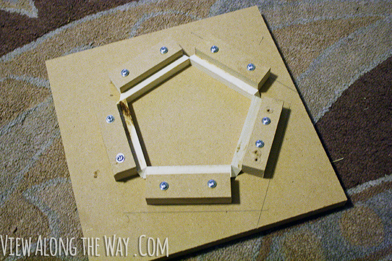 How to make a jig to glue together your own pendant light