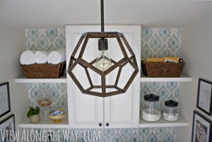 Dodecahedron hanging pendant light chandelier