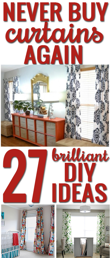 Creative DIY curtain ideas