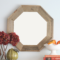 DIY wooden mirror, plus TONS of creative, beautiful #DIY #art ideas!