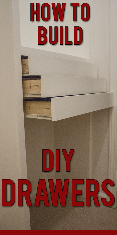 Easier than I ever thought! How to build your own drawers!