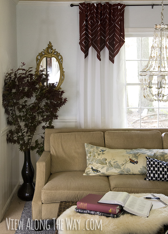 DIY anthropologie knock-off curtains!