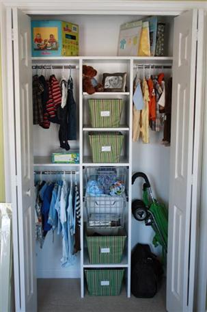 baby nursery closet organizer