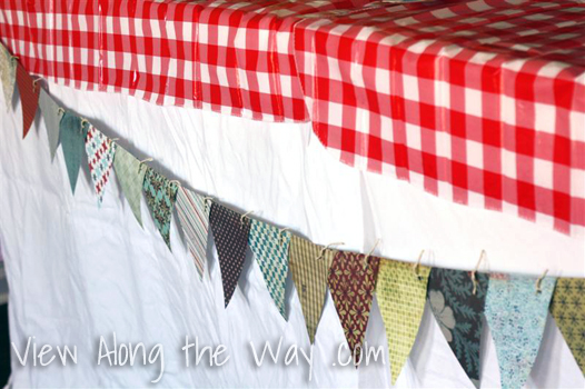 Barnyard/Farm Theme First Birthday Party Food Table Ideas: Decoration Inspiration Bunting 3