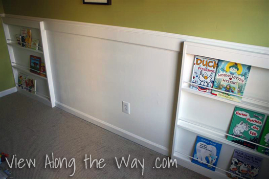 Front-Facing Built-in Bookshelf/Bookshelves in a Kids Room/Nursery, Book Storage Solutions, Ideas