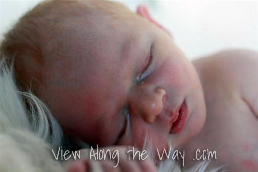 Baby on Sheepskin