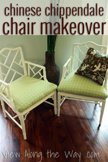 How to make over chinese chippendale chairs