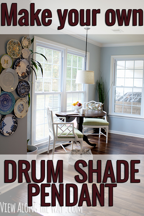 DIY Drum shade pendant