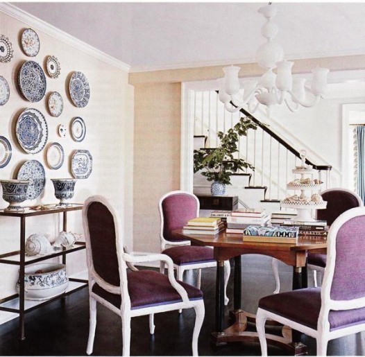 Dining Room Plate Wall, Symmetrical