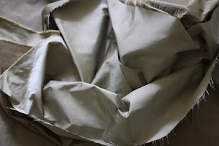 Iridescent green-gray fabric