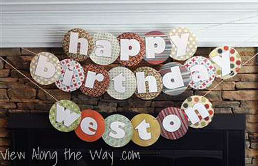 Easy to Make Paper Banner for Birthday - DIY Birthday Decoration 