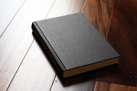 Black hardcover book