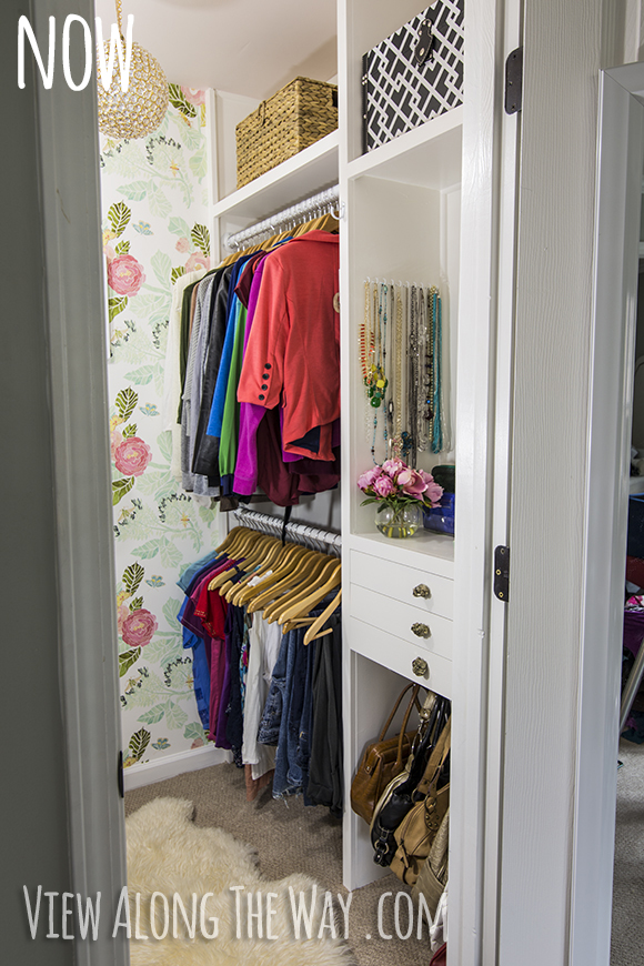 DIY closet makeover on a tiny budget!