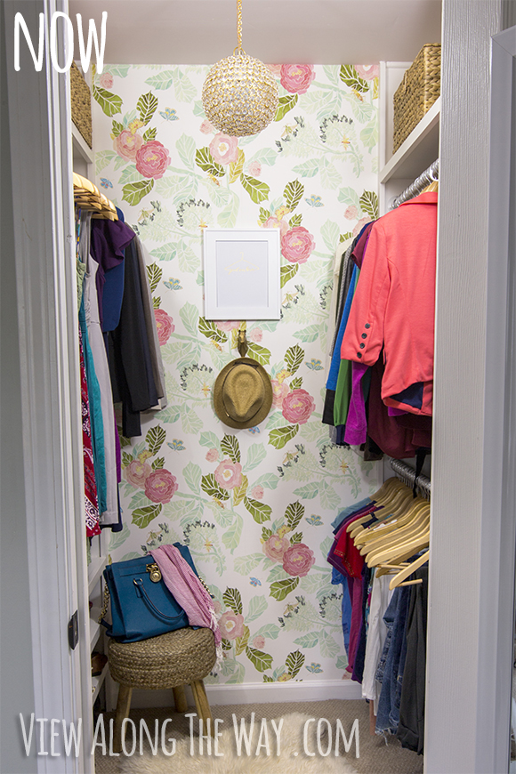 DIY closet makeover on a tiny budget!