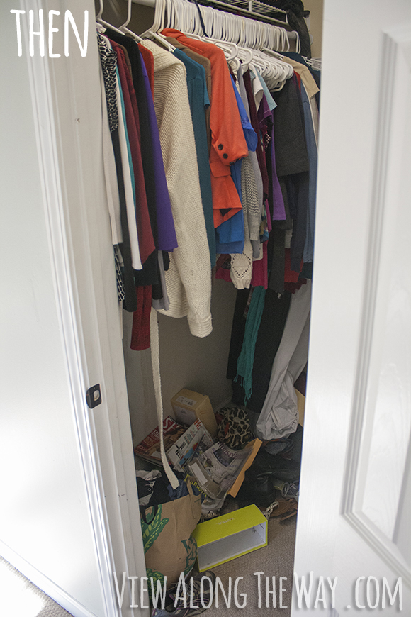 Closet BEFORE -- come see the after!