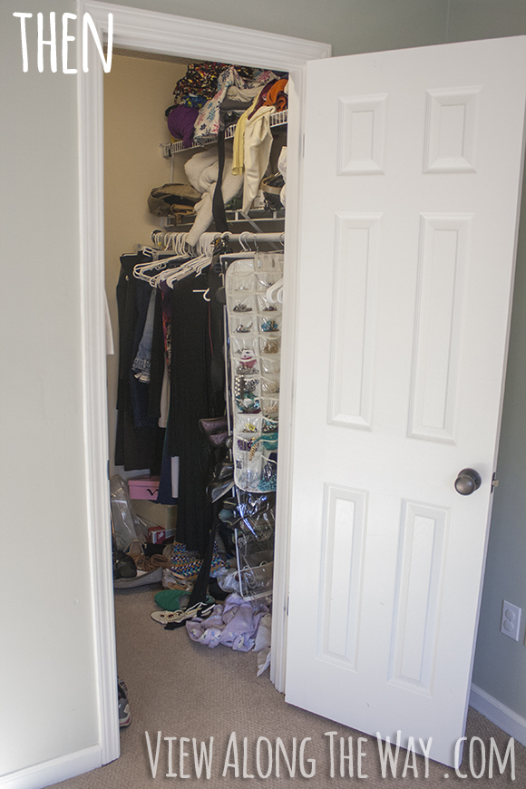Closet BEFORE -- come see the after!