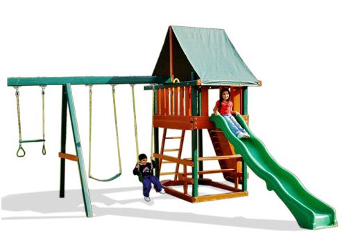 How To Build A Diy Playground Playset - Diy Playset Plans With Monkey Bars