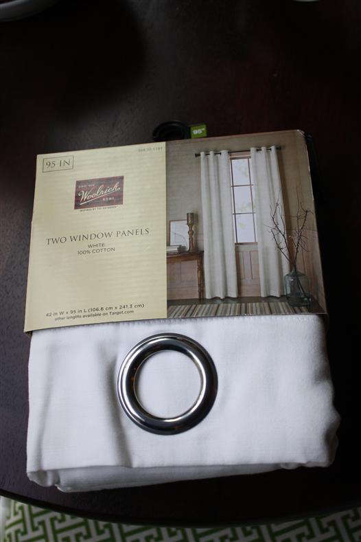 Simple sailcloth curtains - perfect for painting or DIYing. (Come see how!)