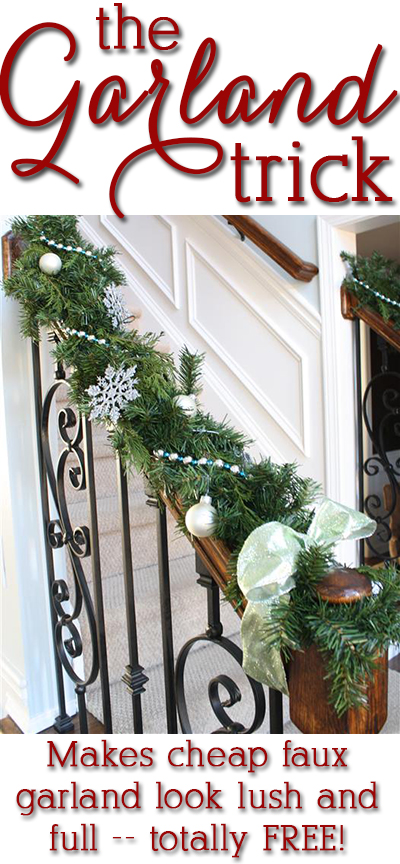 Awesome tips! No more cheapo thin garland!!