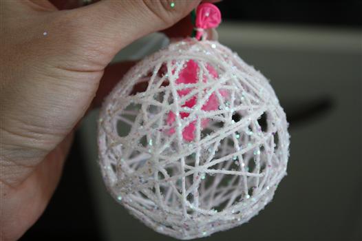Image result for glitter string ornament images