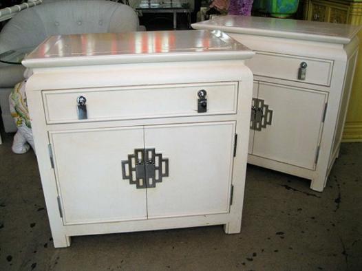 hollywood regency nightstands