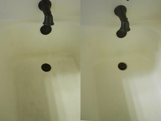 How To Remove Tub Stains Naturally With, How To Get Rid Of Green Stain In Bathtub
