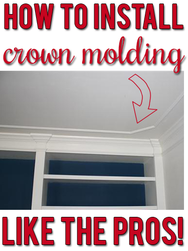 how to install crown molding