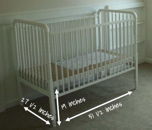 standard crib sheet measurements