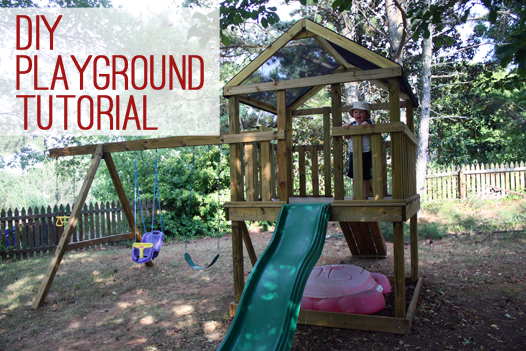 How to Build a DIY Wooden Playground/Playset