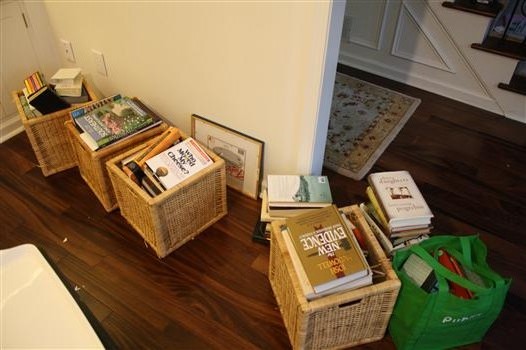 Piles of books