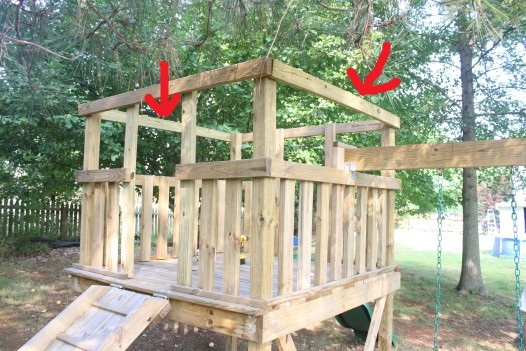 Playset before Roof