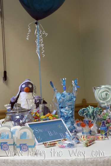 Baby Shower Candy Table Display