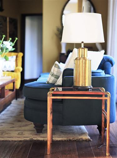 Gold lamp by Emily Henderson Gold lamp by Emily Henderson