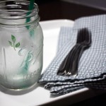 Mason jar charms with martha stewart crafts glass paint
