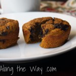 Healthy Real Food Pumpkin/Sweet Potato Chocolate Chip Muffins