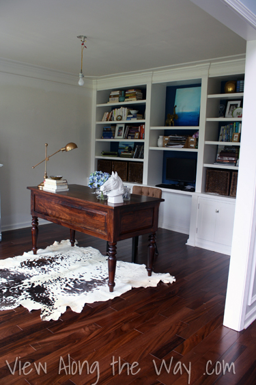 On Using A Real Or Faux Cowhide Rug In A Home Office