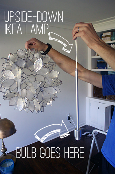 how to make a diy capiz shell pendant light