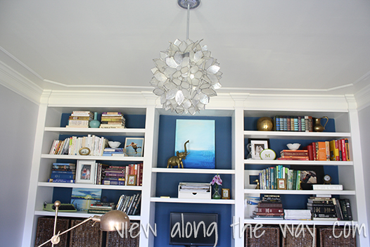 DIY Capiz Shell Chandelier - From Julie's House