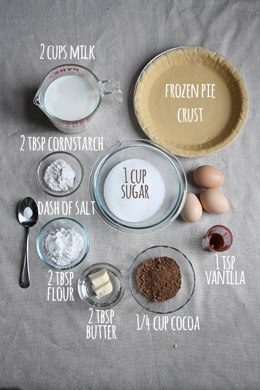 Chocolate pie recipe