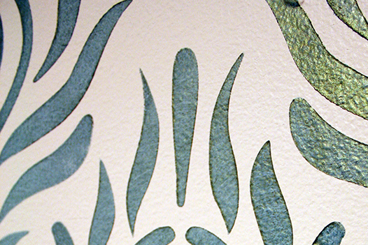 royal design studio peacock green stencil creme