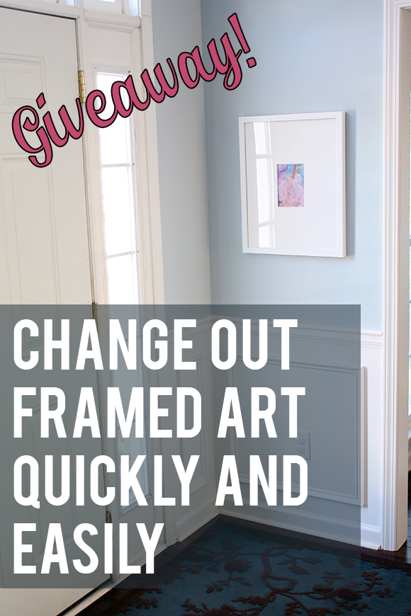 change out framed art