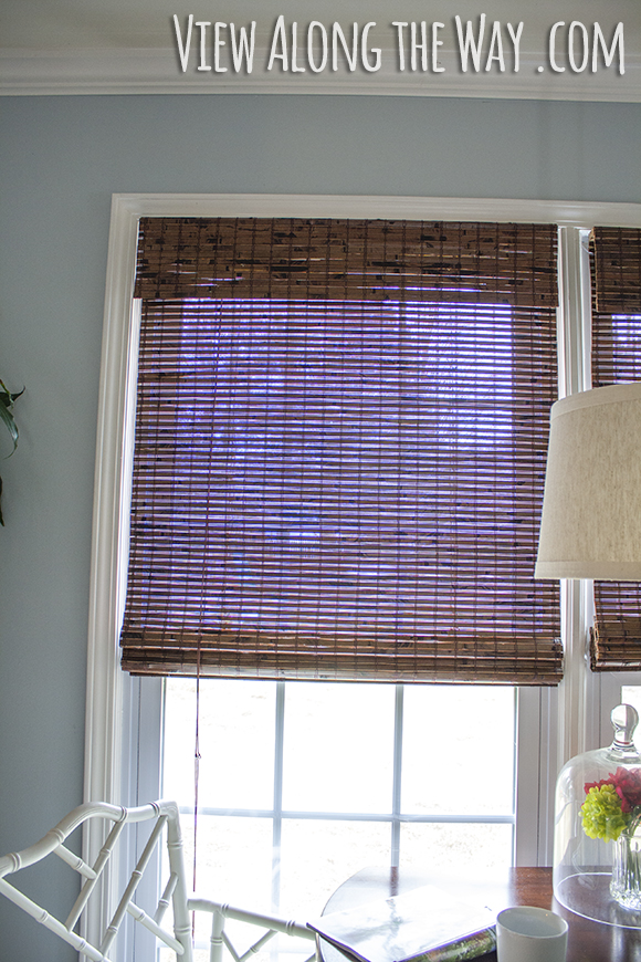 Installing custom bamboo shades