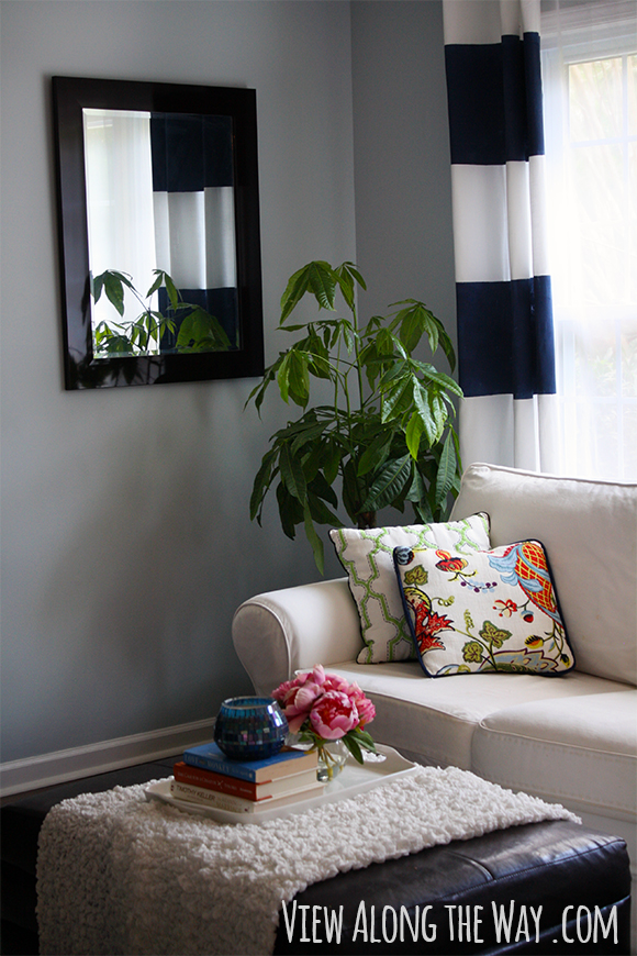 How to make your own DIY painted curtains - and they're washable!