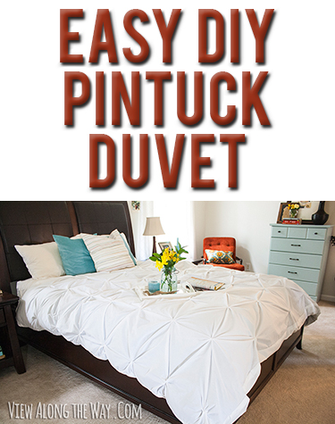 How To Make A Diy Pintuck Duvet Cover, How To Make A Duvet Cover Smaller