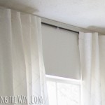 Turn tab top curtains into hidden tab curtains