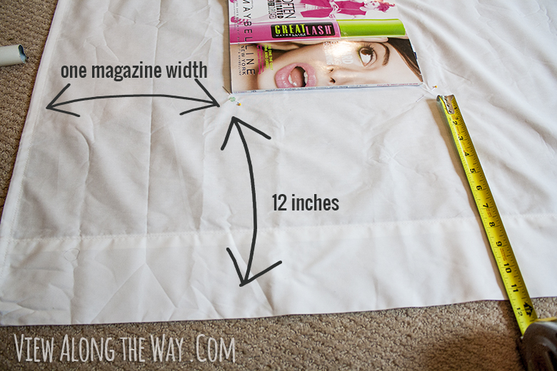 How to measure for pintucks on a diy duvet