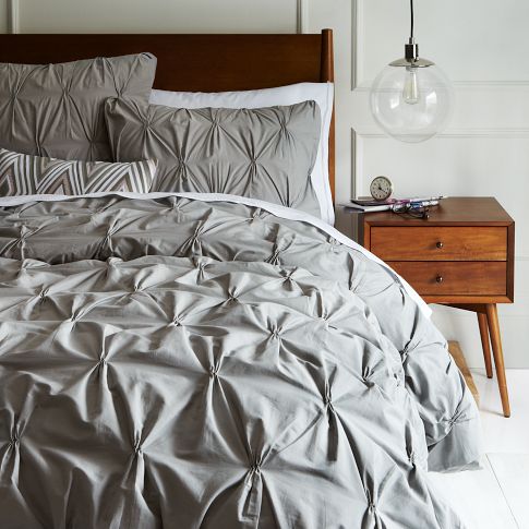 Tutorial How To Make A Diy Pintuck Duvet Cover