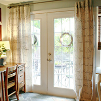 Make your own drapes out of drop cloth -- plus tons of creative DIY drape ideas!